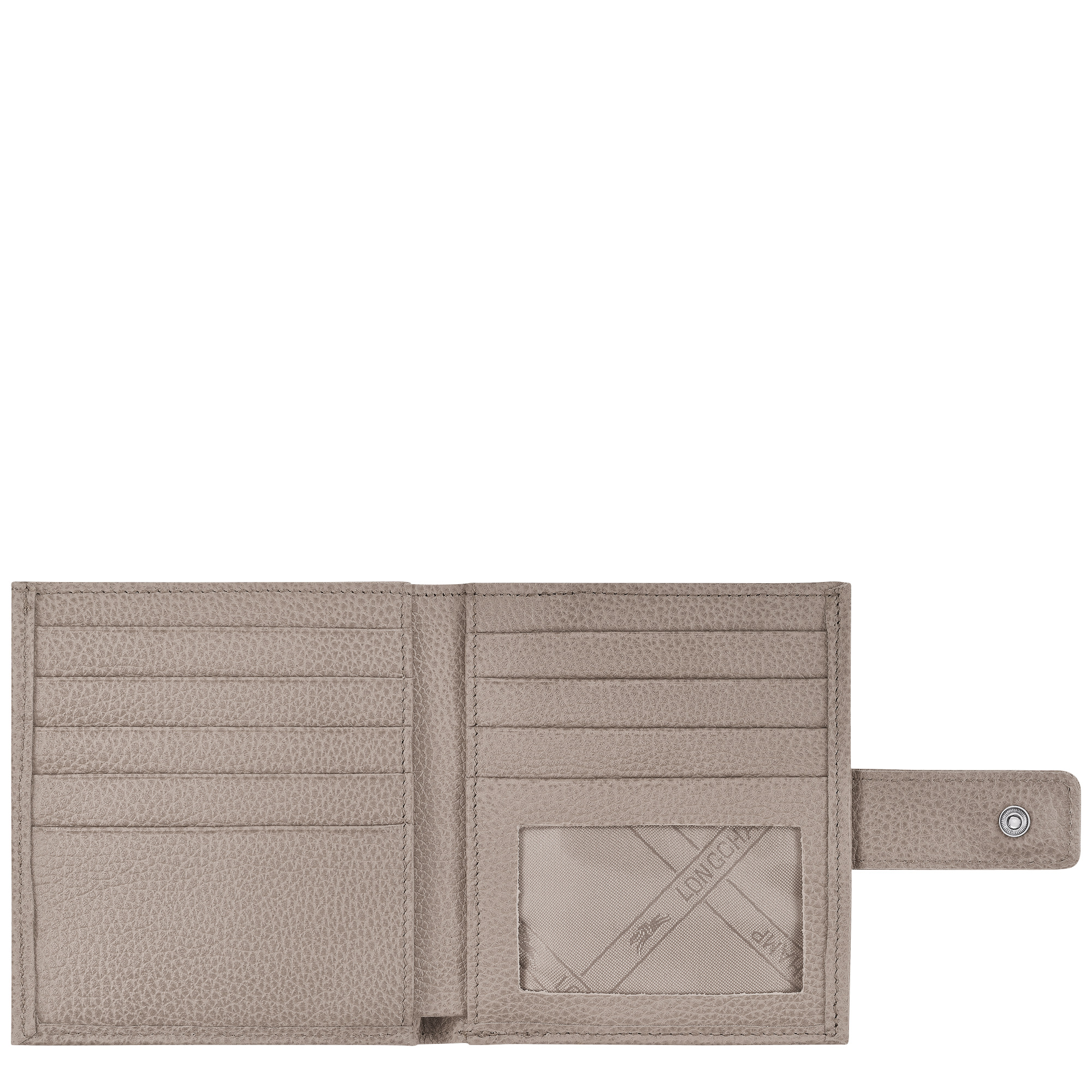 Le Foulonné Compact wallet Turtledove - Leather - 2