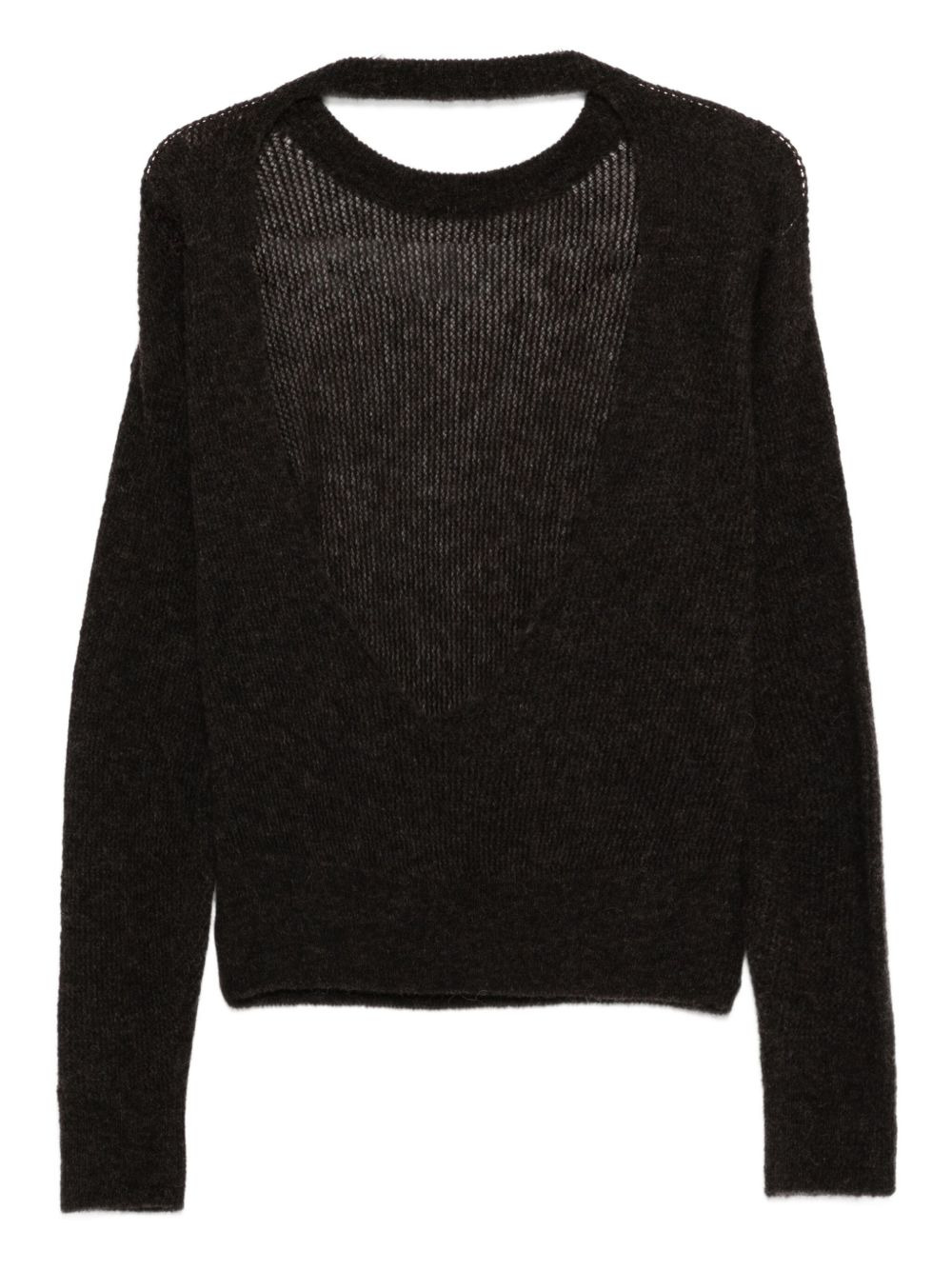 open-back sweater - 2