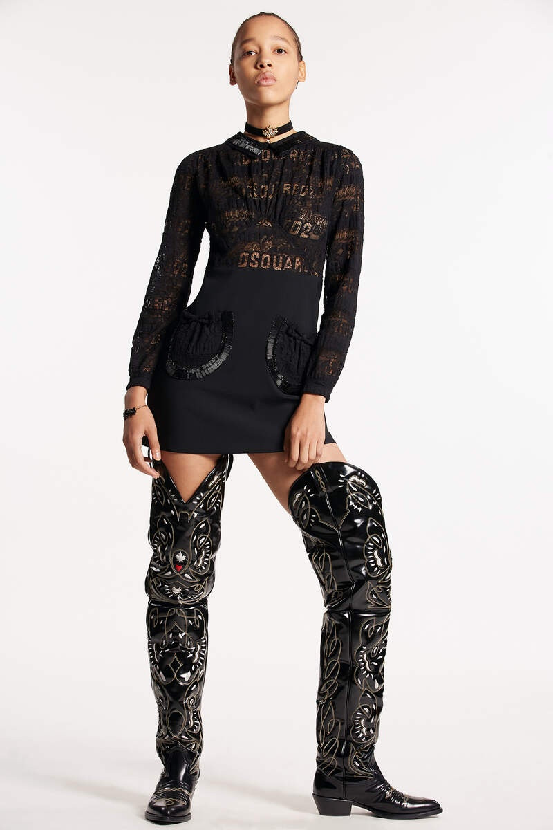 DSQUARED2 LACEY MINI DRESS 1