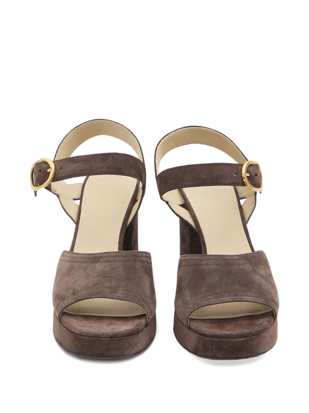 100mm platform buckle-strap sandals - 4
