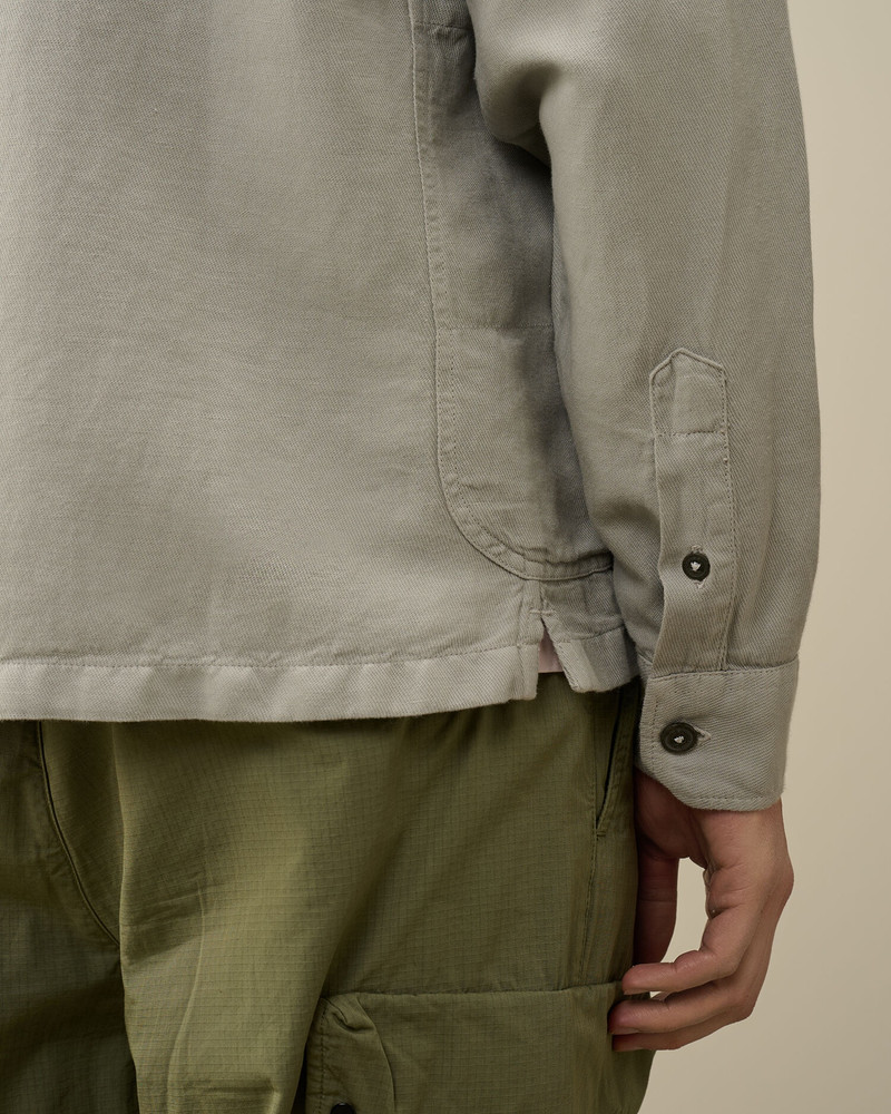 Broken Linen/Cotton Pocket Shirt 4