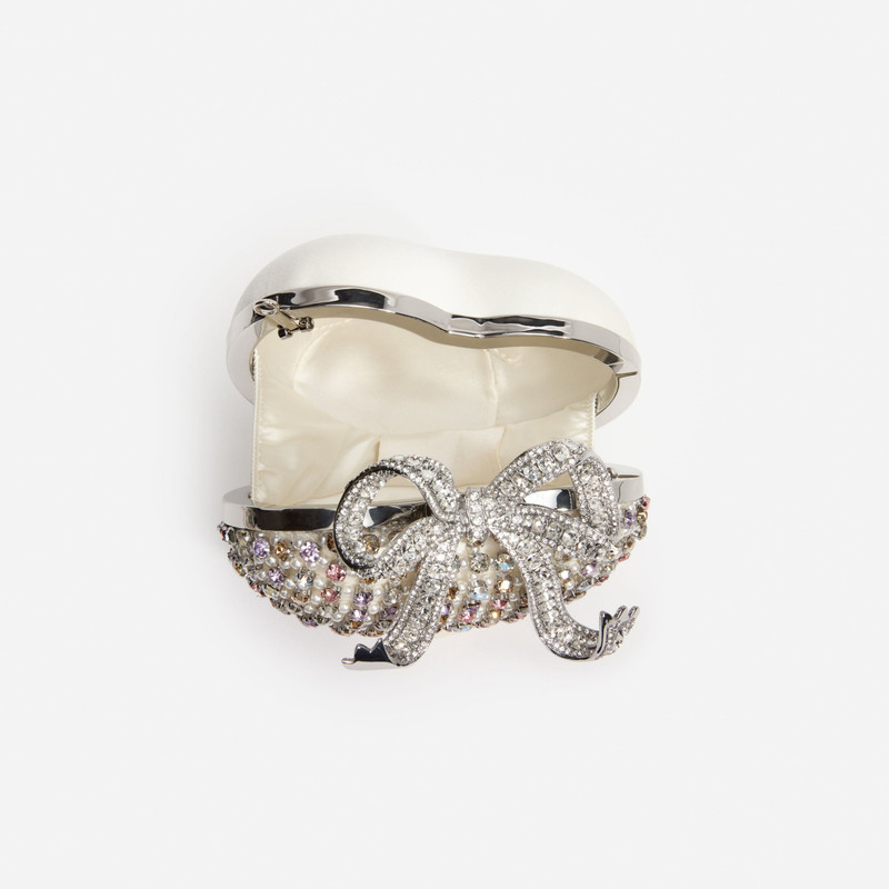 self-portrait Multi Crystal Heart Clutch Bag outlook