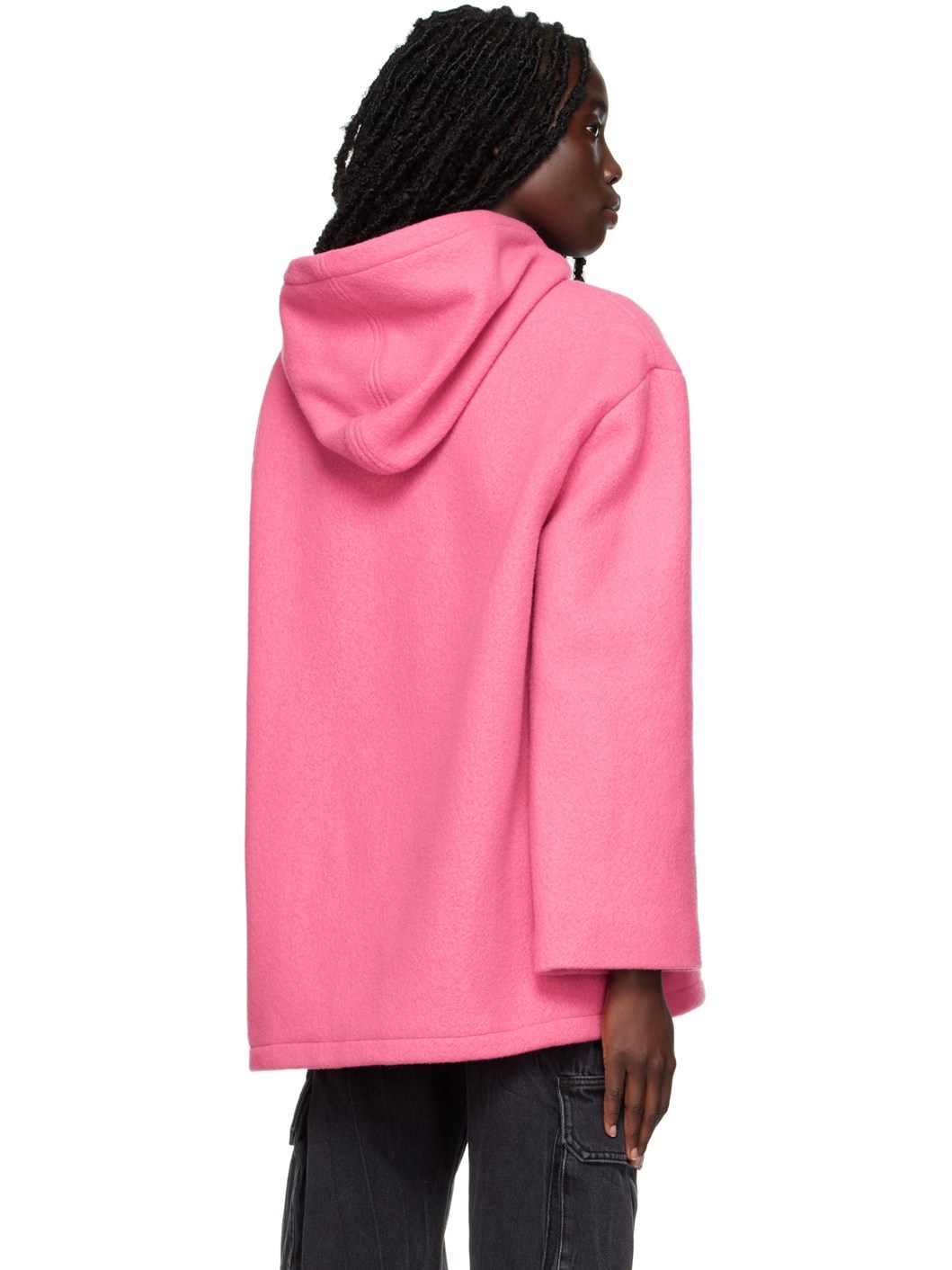 Pink Brushed Hoodie - 3