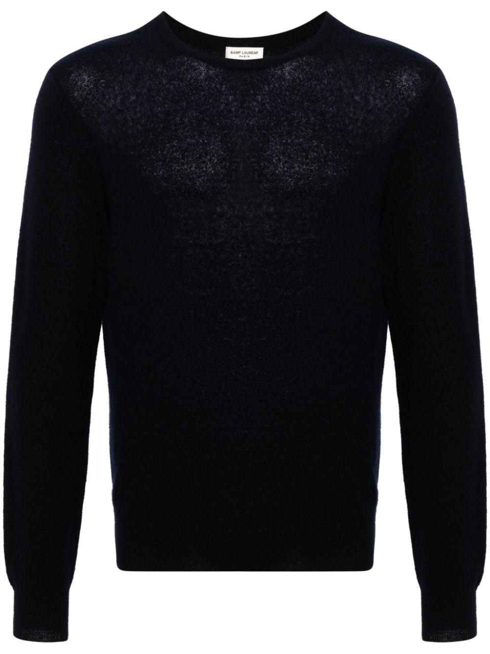 crew neck fine-knit jumper - 1