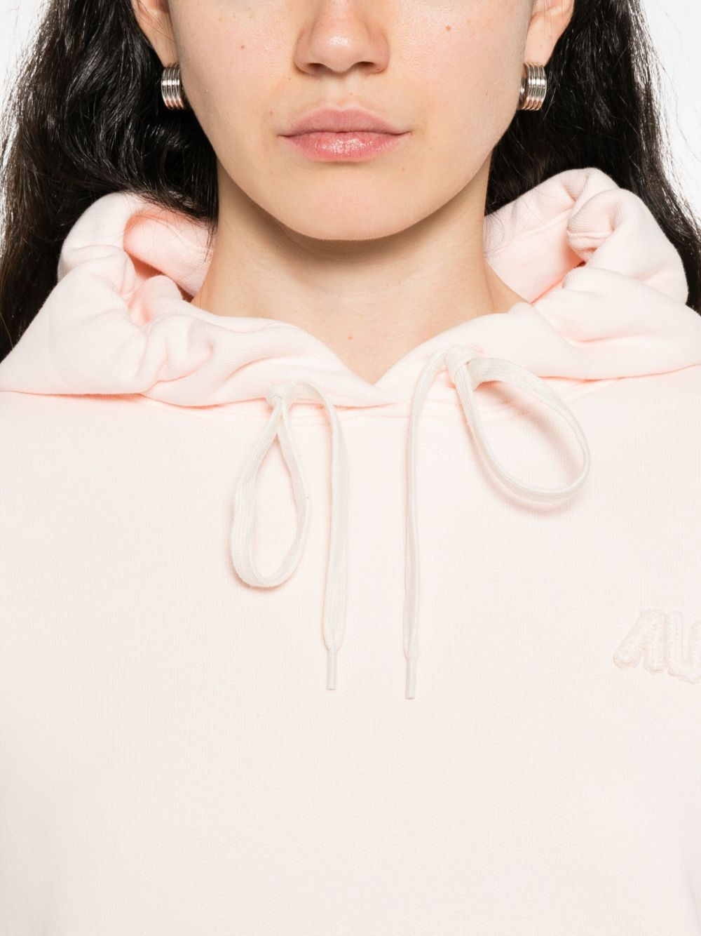logo-embroidered hoodie - 5