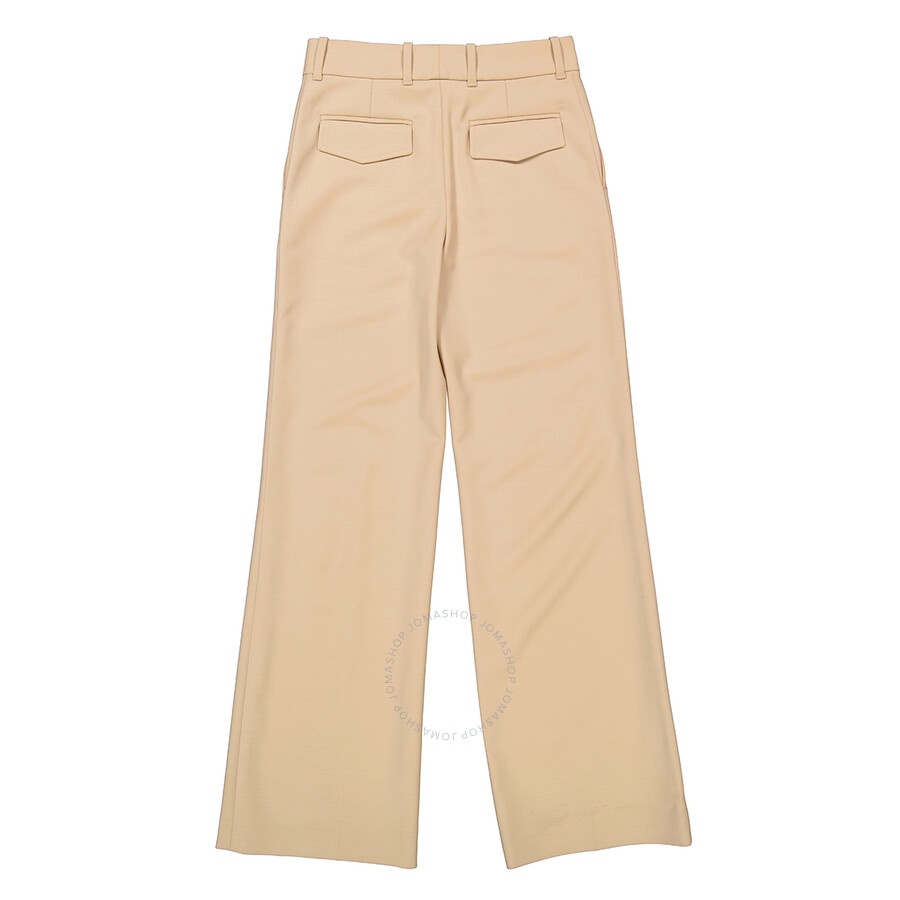 Chloe Ladies Barley Brown Flared Pants - 2