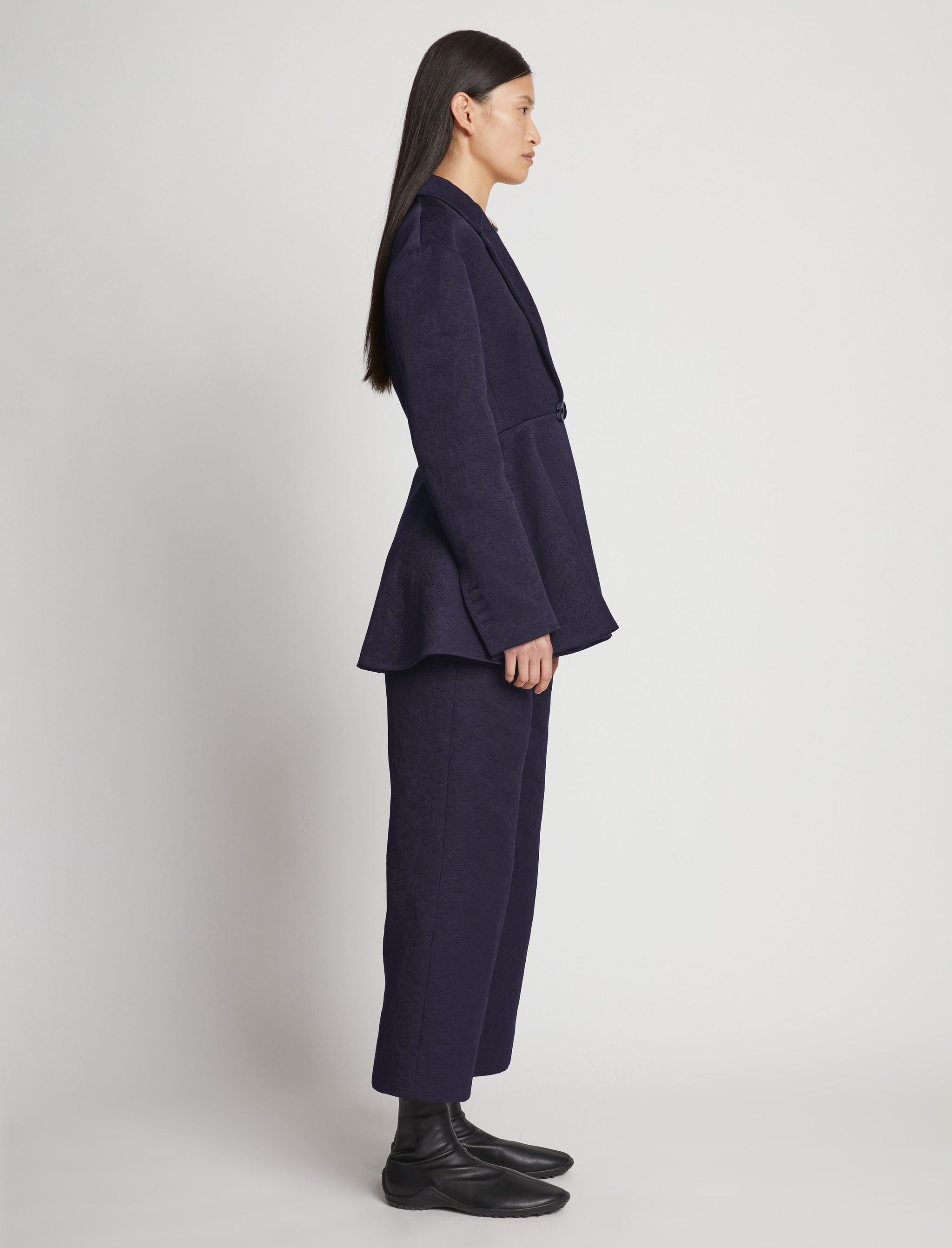 Cotton Wool Jacquard Blazer - 4
