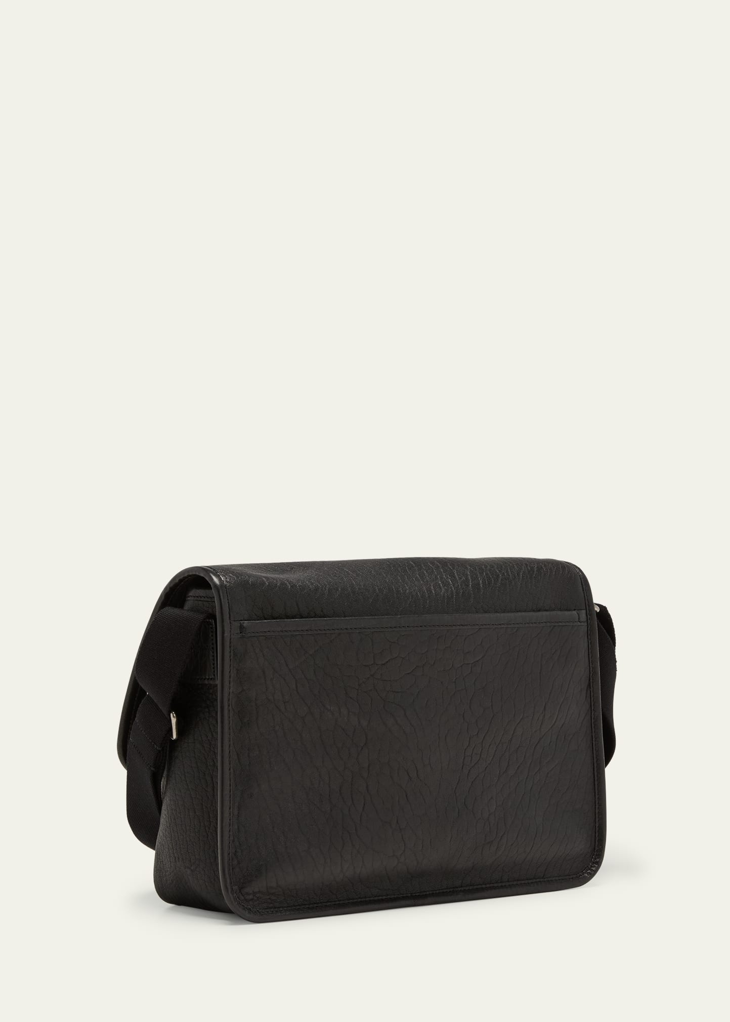 Men's Niki YSL Messenger Bag in Grained Leather - 2