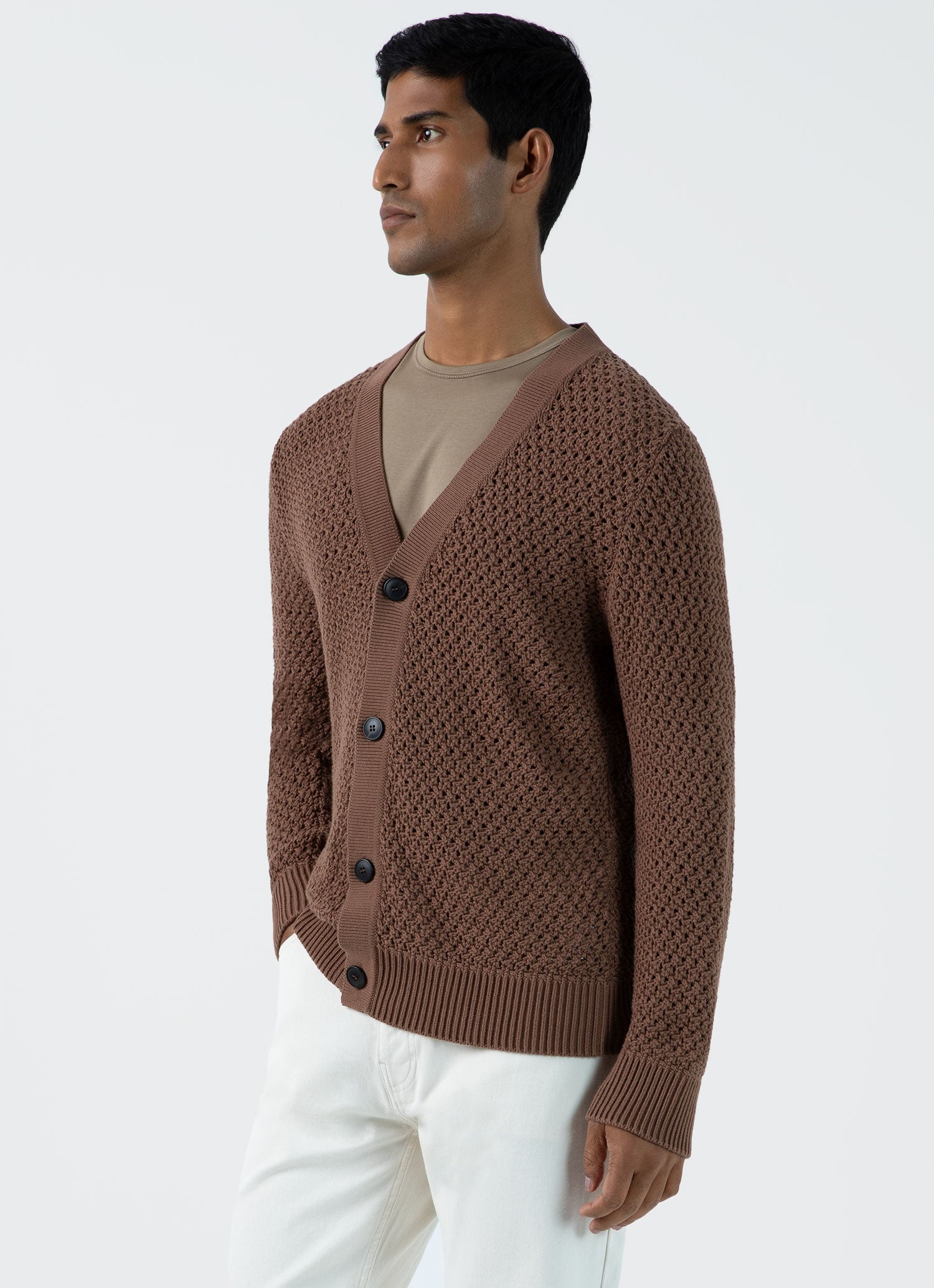 Open Stitch Cardigan - 2