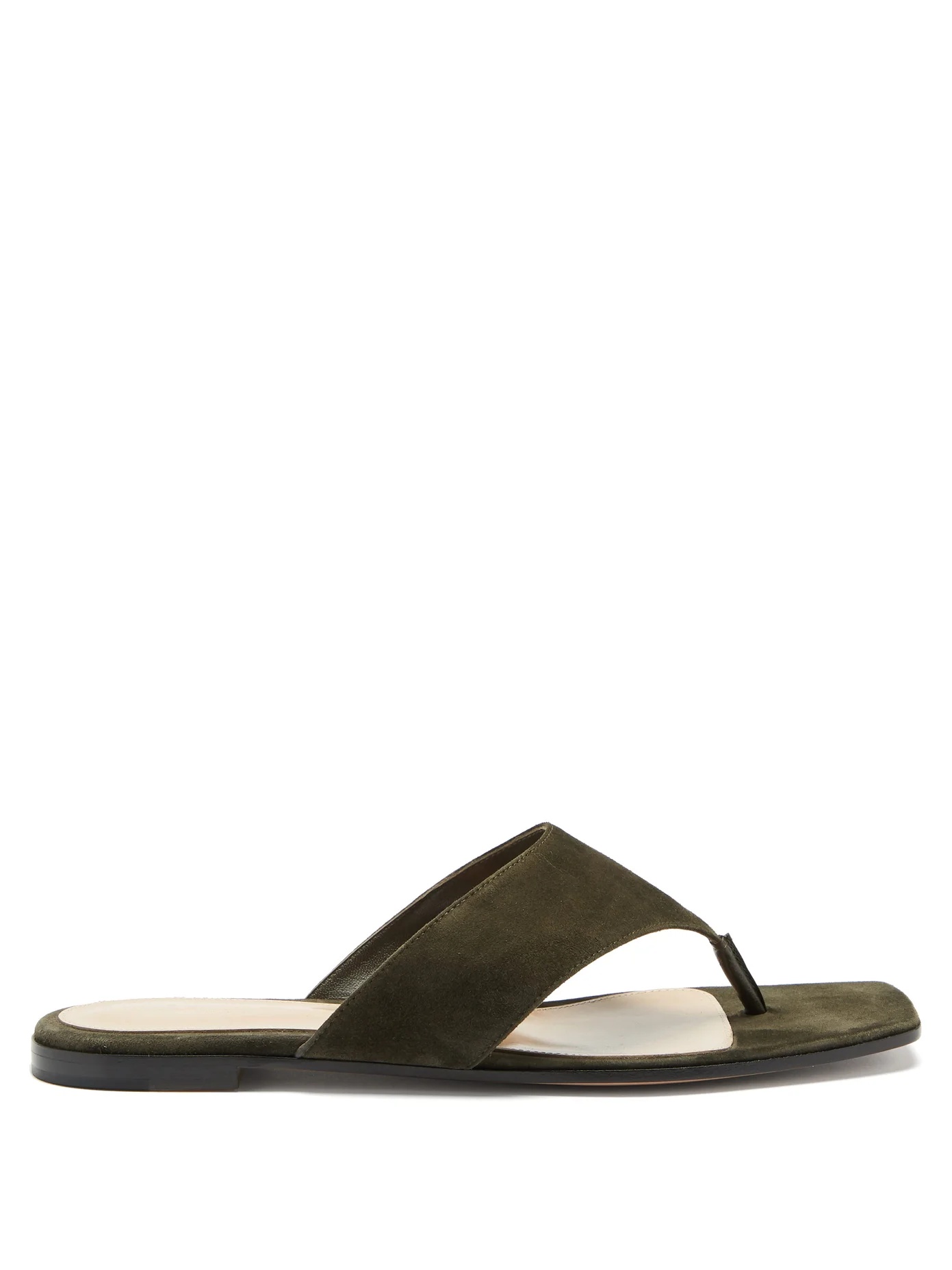 Thong suede sandals - 1