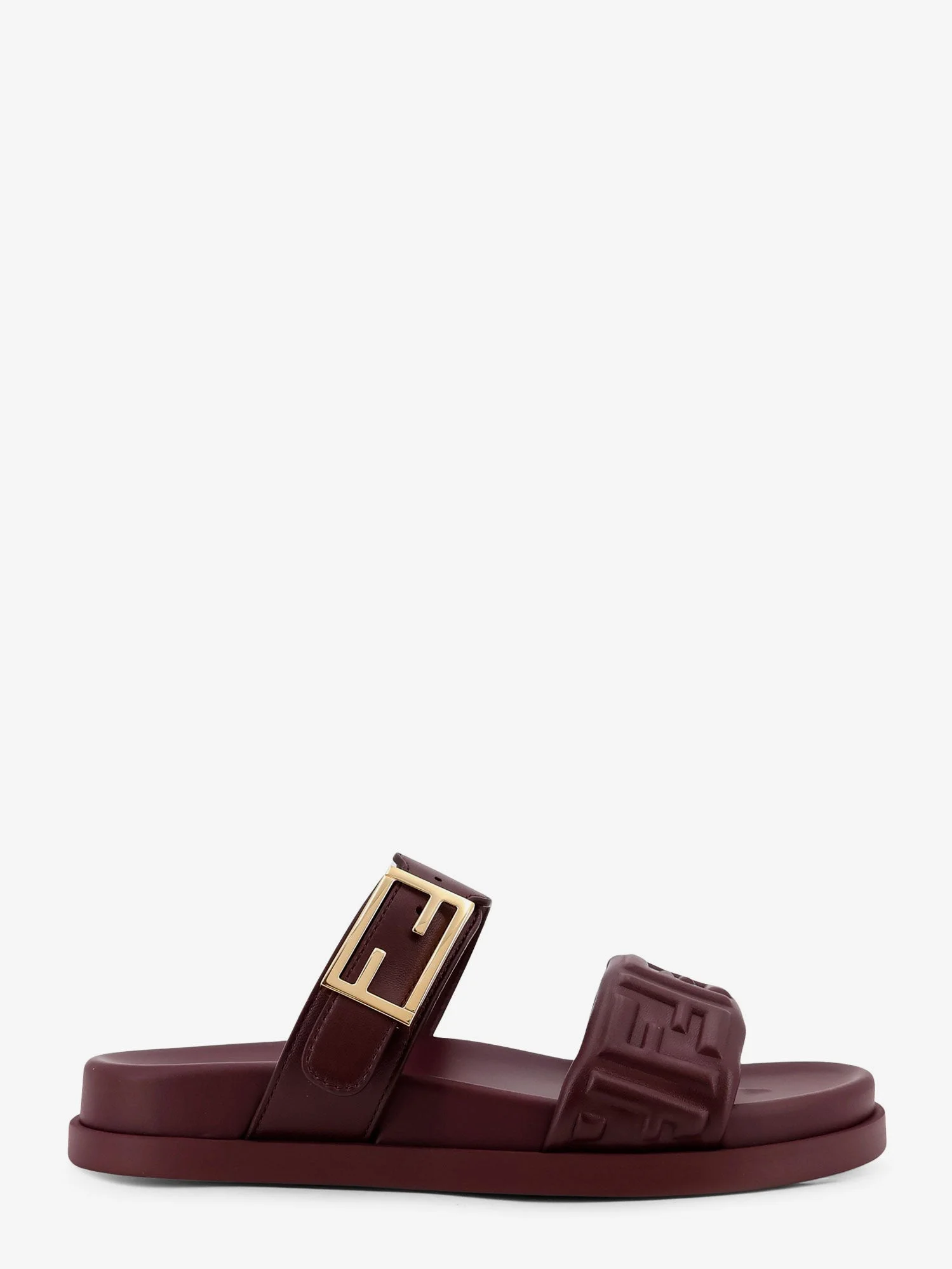 Fendi Feel Low Leather Sandals - 1