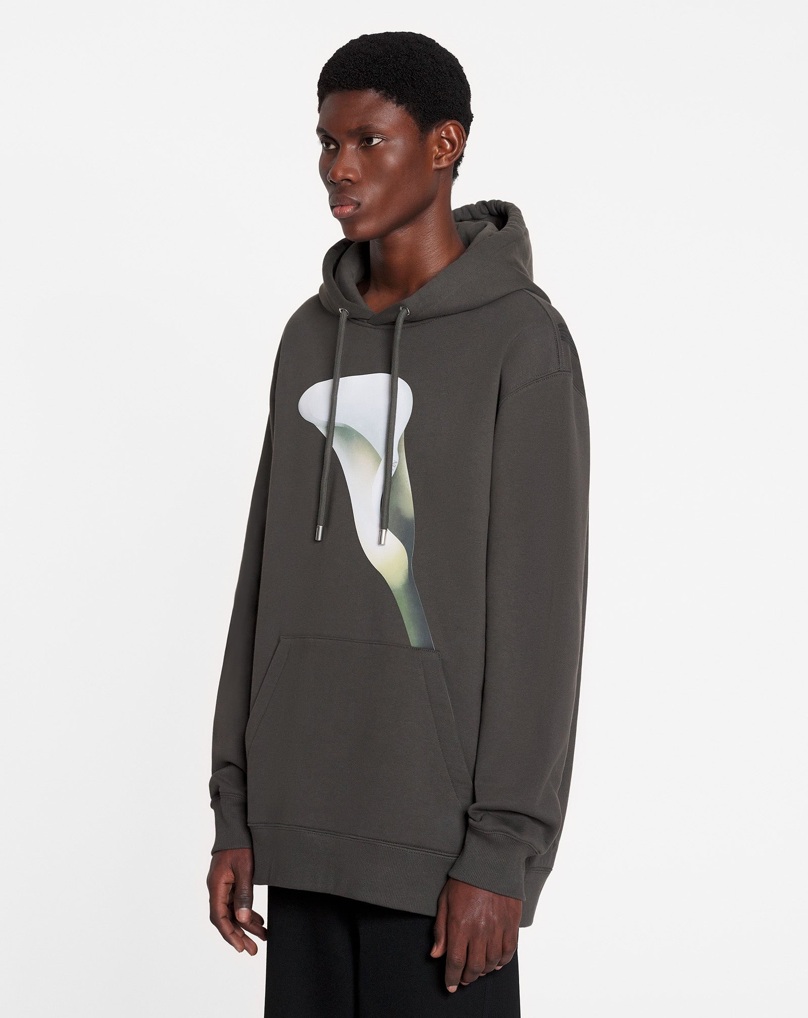 OVERSIZED FLORAL PRINT HOODIE - 3