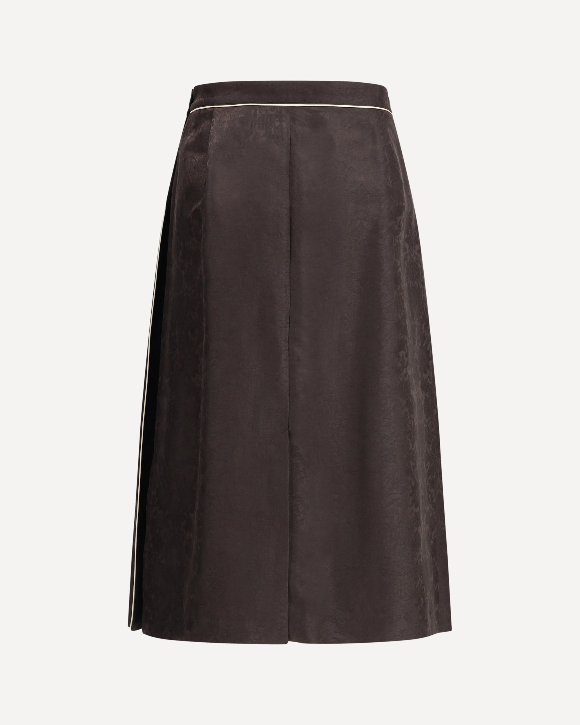 Sunflower Pleated Silk Skirt - 2