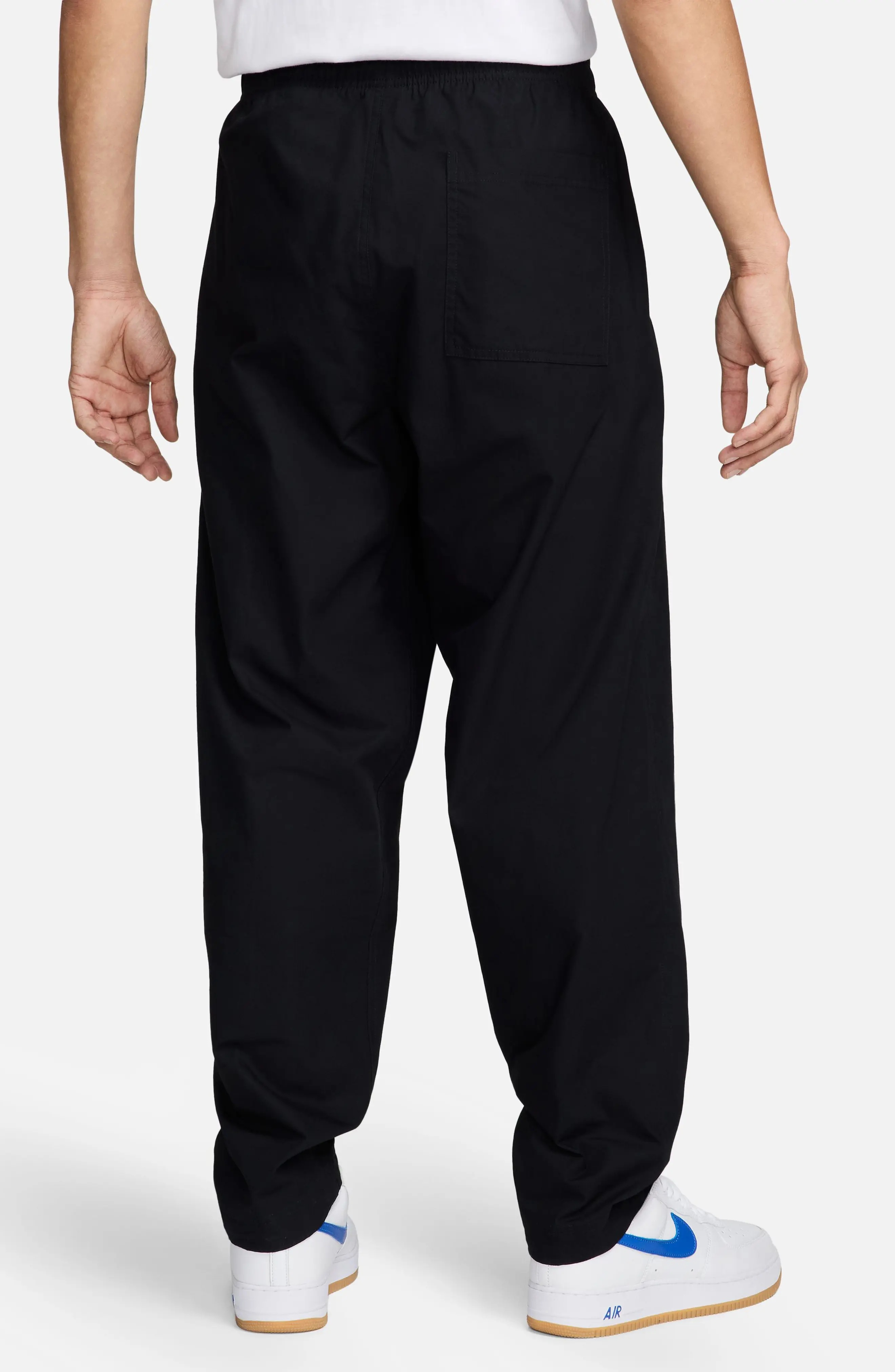 Sportswear Club Barcelona Woven Cotton Pants in Black/Black - 2