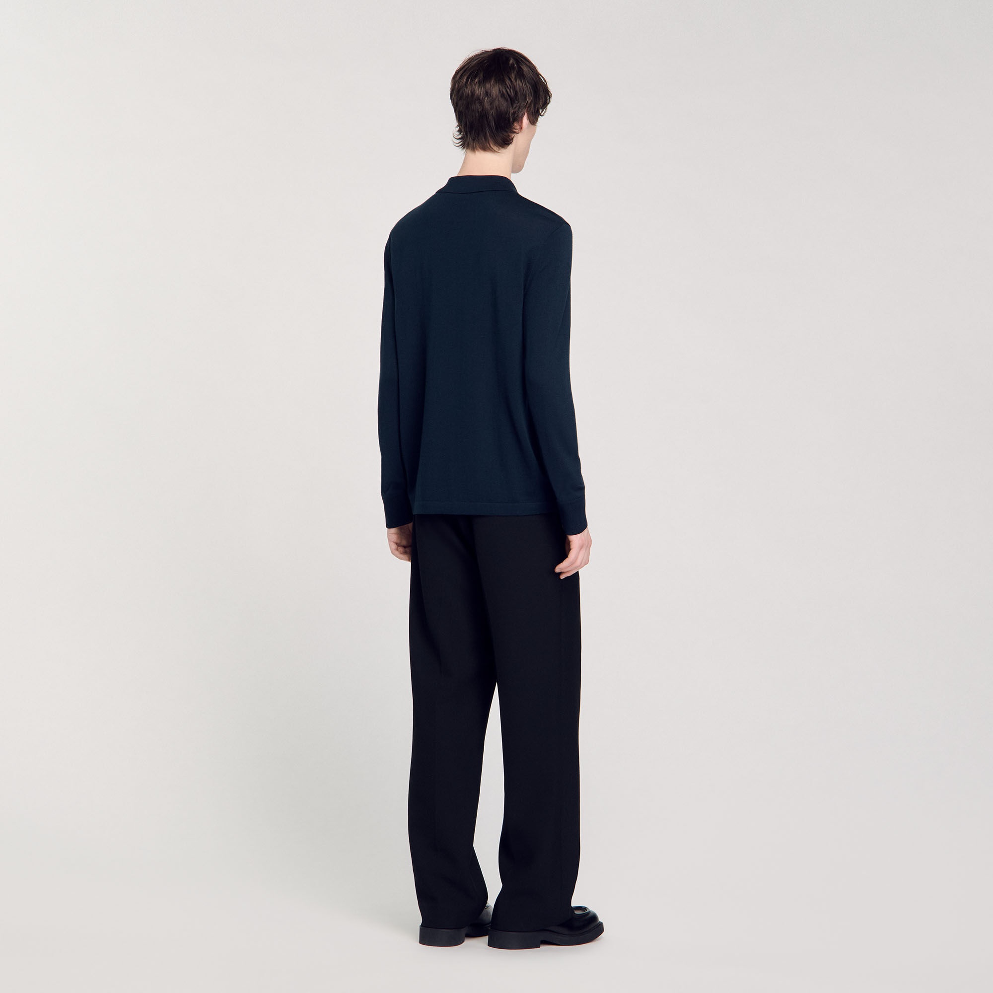 KNITTED POLO SWEATER - 6