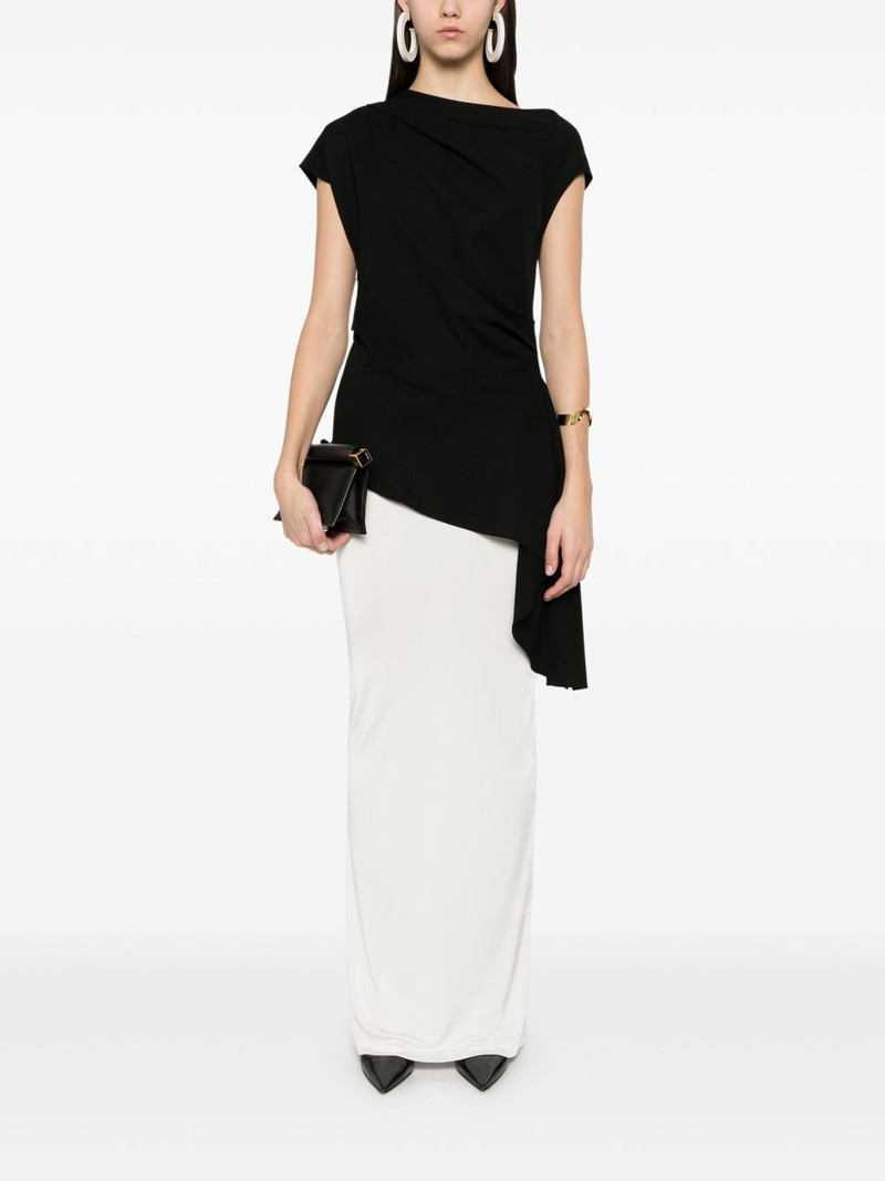 SIMKHAI pleat-detailed top outlook