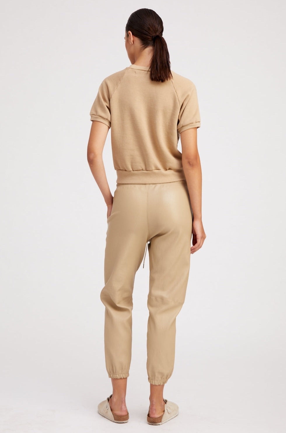 KHAKI RAGLAN SWEATSHIRT - 4