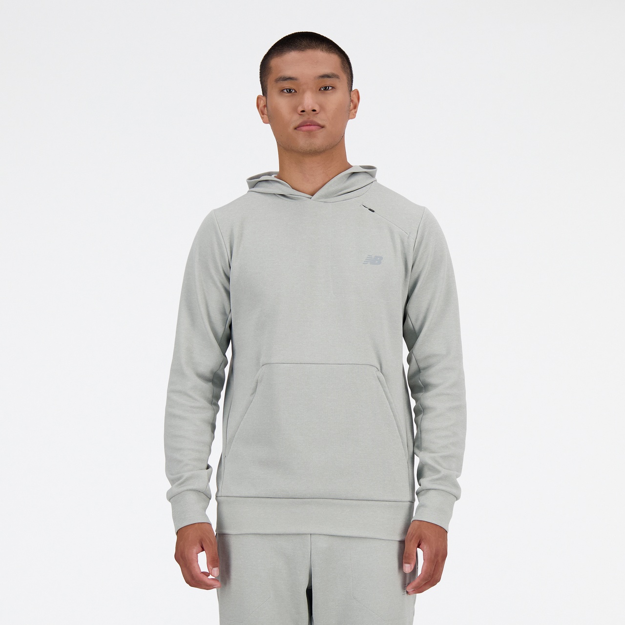 New Balance Mens New Balance Tech Knit Pullover Hoodie - 1