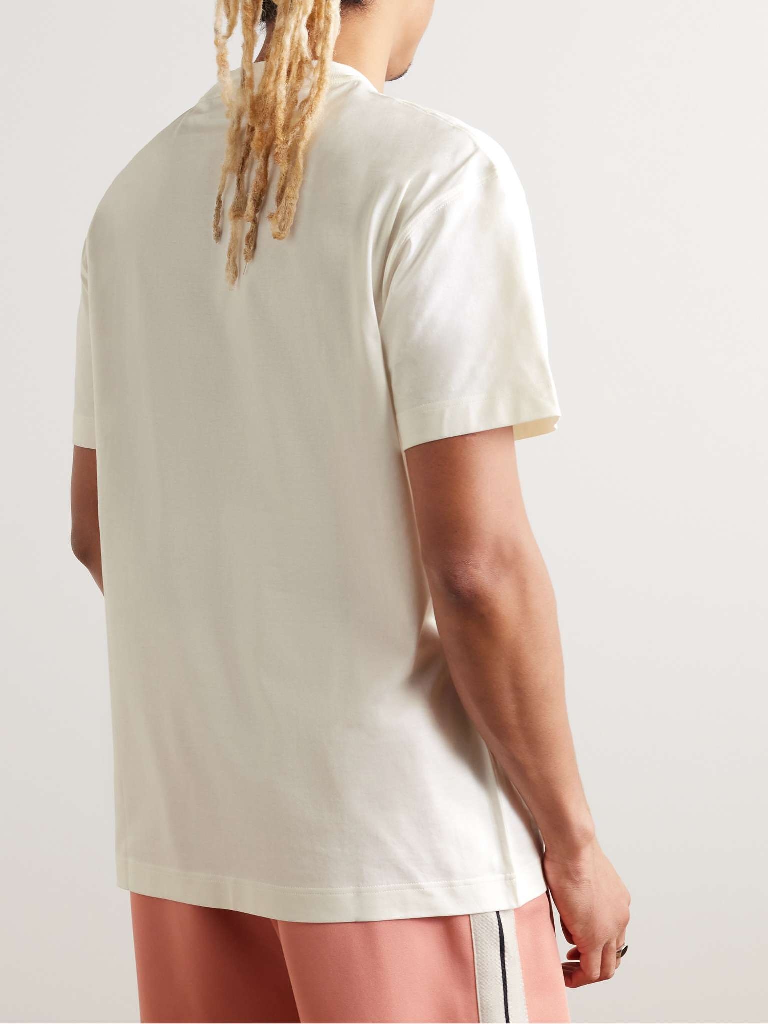 Studded Cotton-Jersey T-Shirt - 4