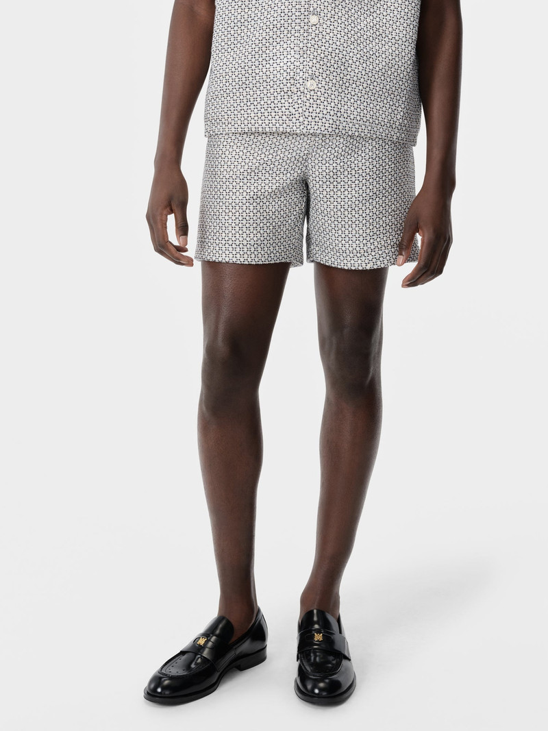 TWEED FLAP POCKET PULL ON SHORT 3