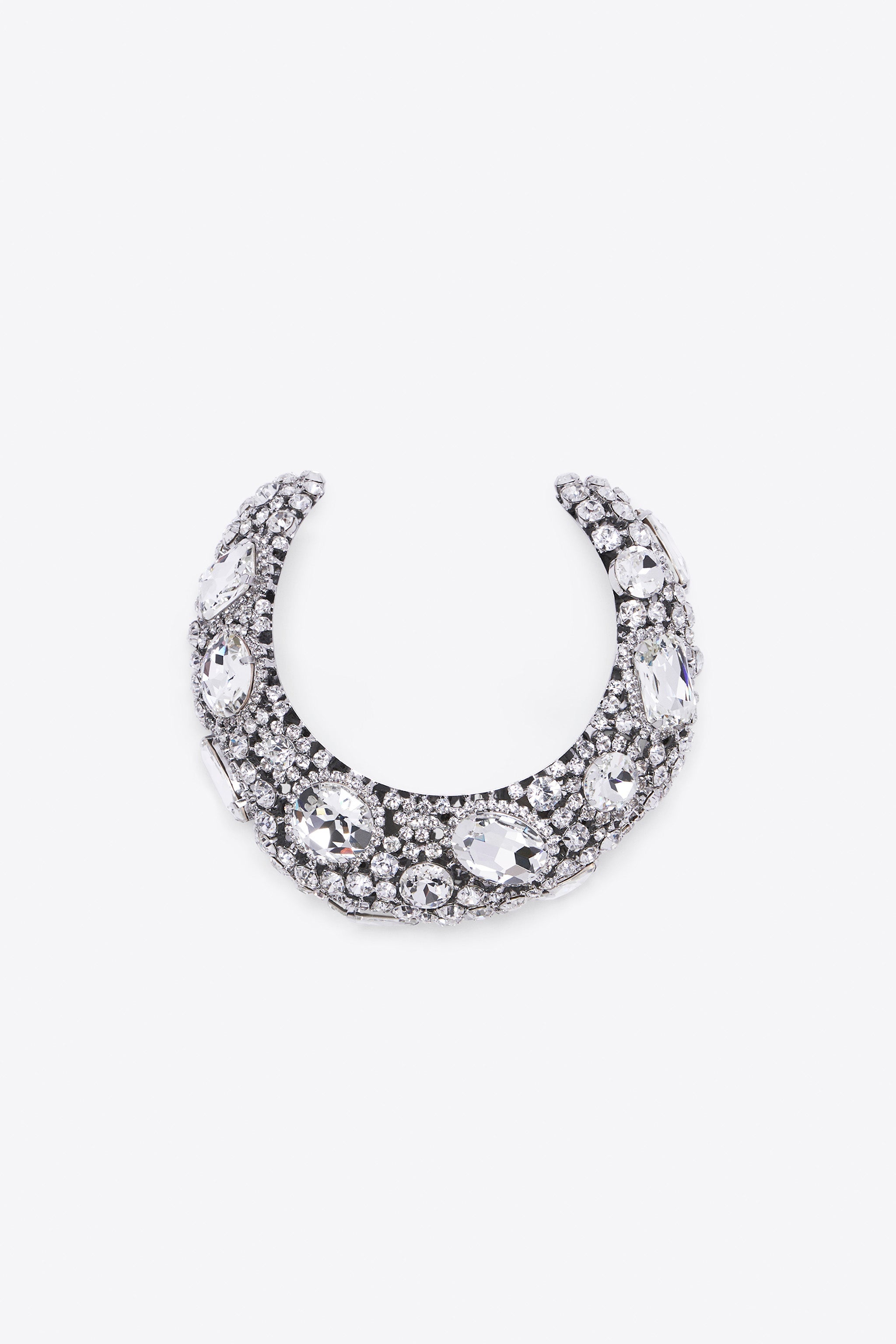 CRYSTAL CLUSTER CHOKER NECKLACE - 2