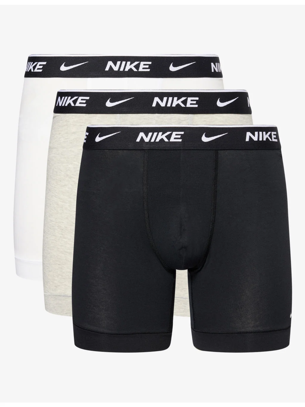 Branded-Waistband Set of Three Stretch-Cotton Boxers - 1
