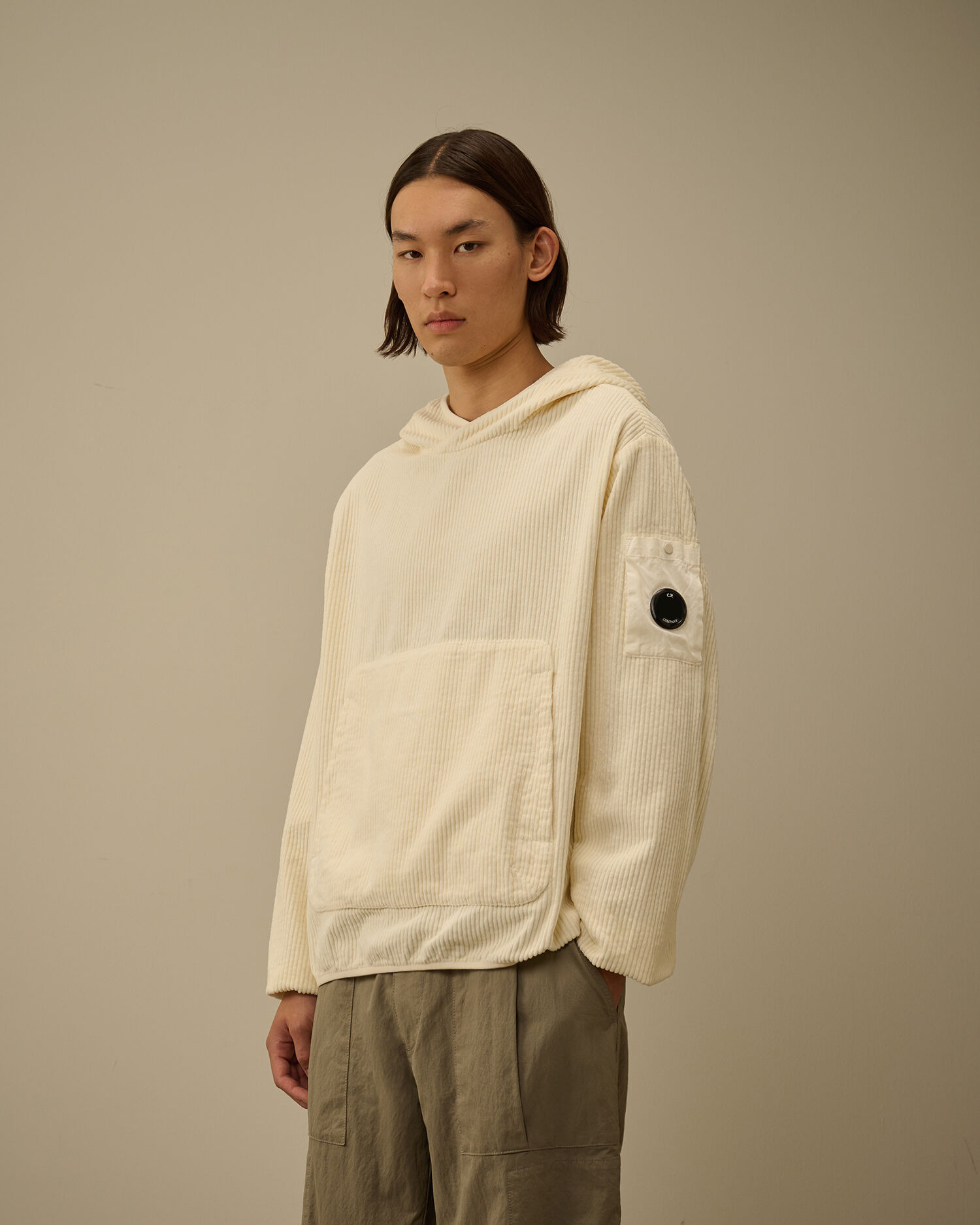 Corduroy 350 Lens Hooded Sweatshirt - 3