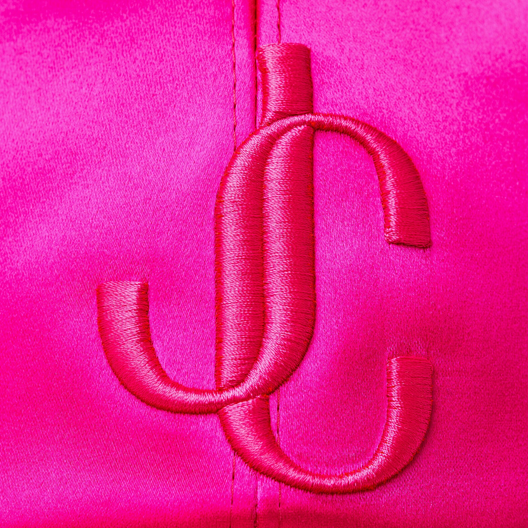 Jalon
Fuchsia Satin Baseball Cap with JC Monogram - 4