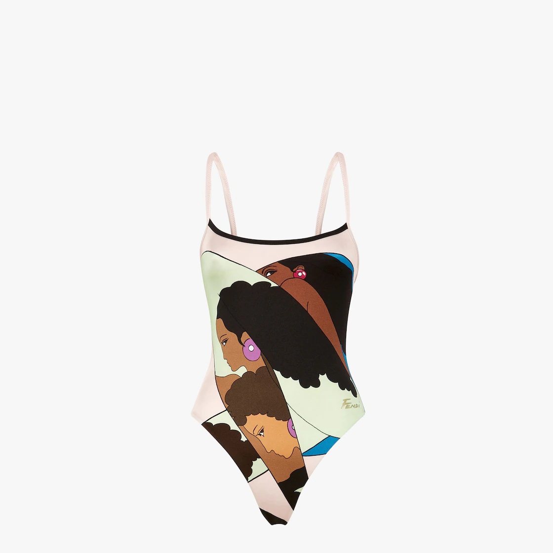 Multicolor Lycra® swimsuit - 1