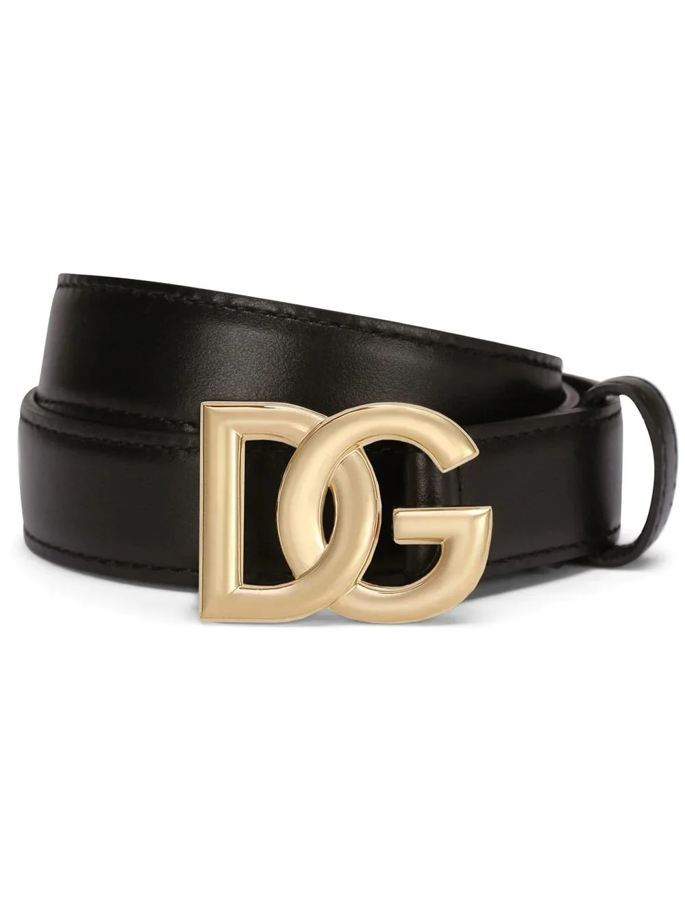 DG-logo leather belt - 1