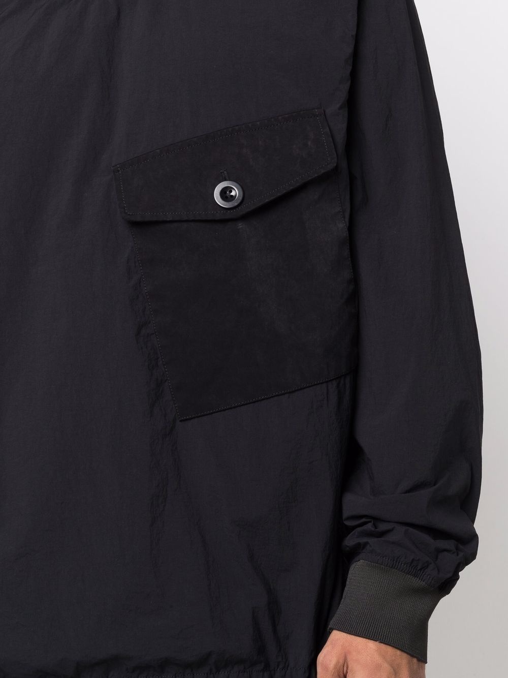 flap-pocket hooded jacket - 5