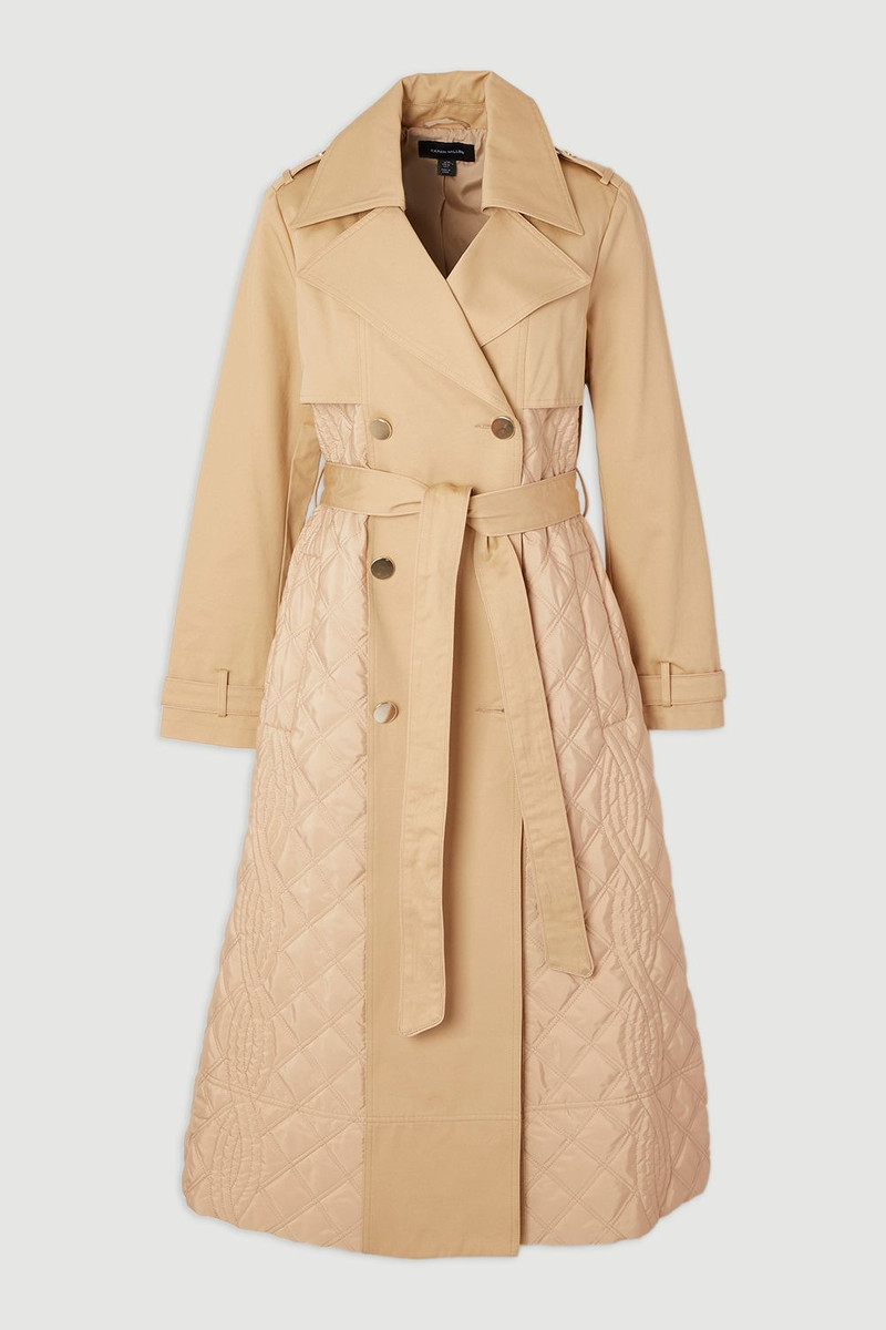 Quilted Trench Coat 4