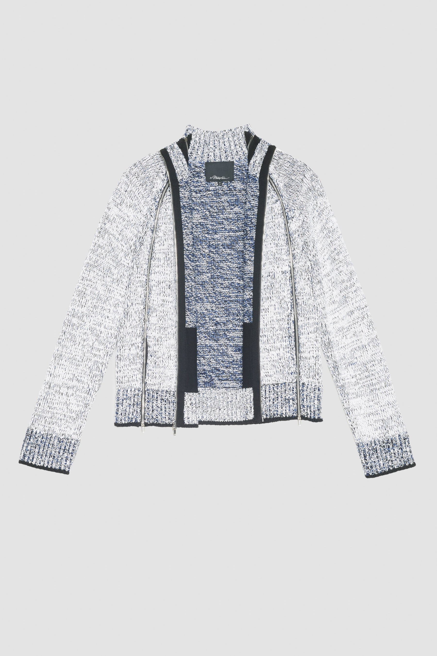 Long Sleeve Marled Pullover - 7