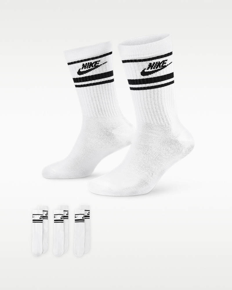 Nike Sportswear Dri-FIT Everyday Essential Crew Socks (3 Pairs) 1