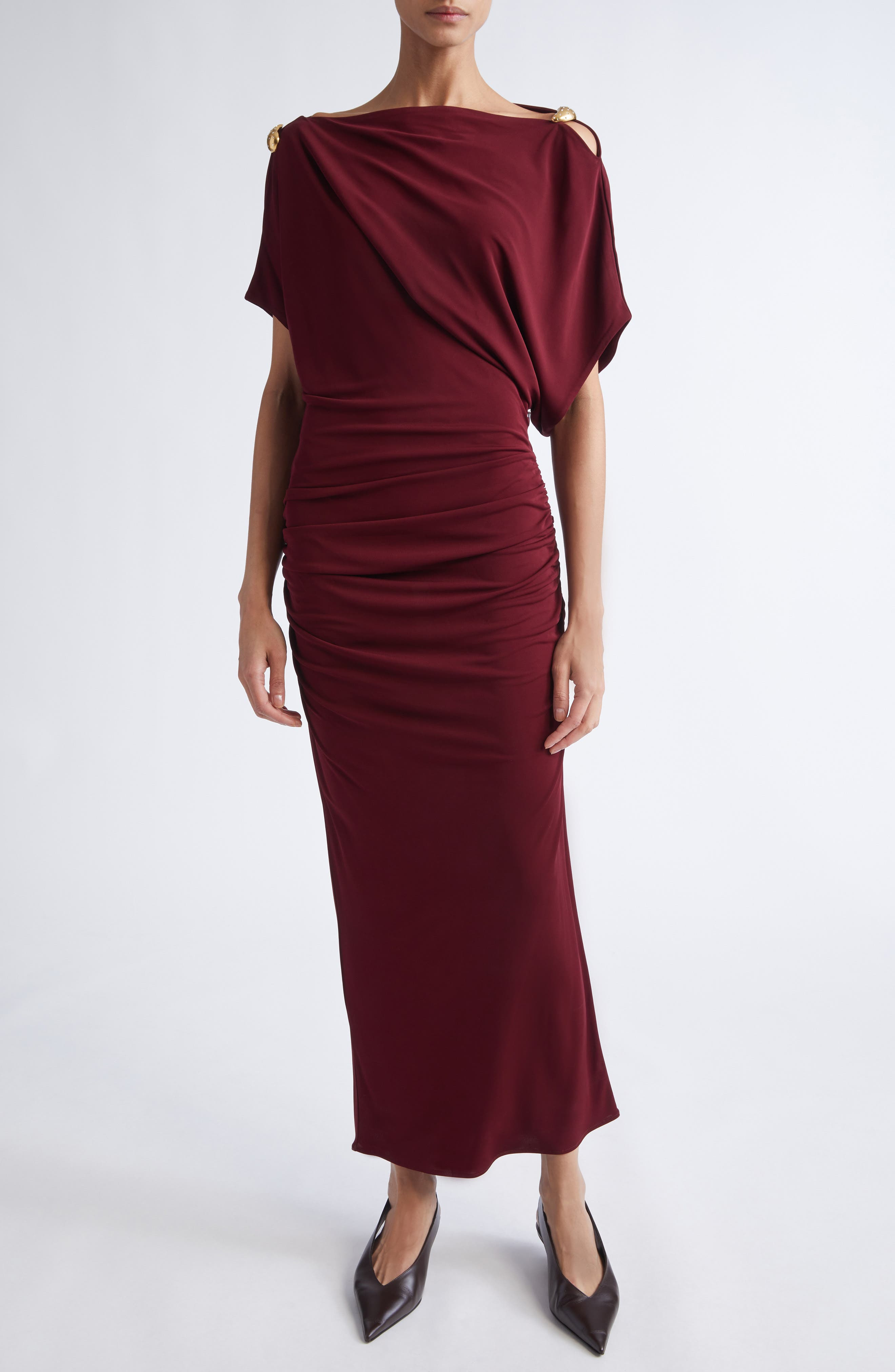 Altuzarra Brina Jersey Dress in Grenache at Nordstrom - 1