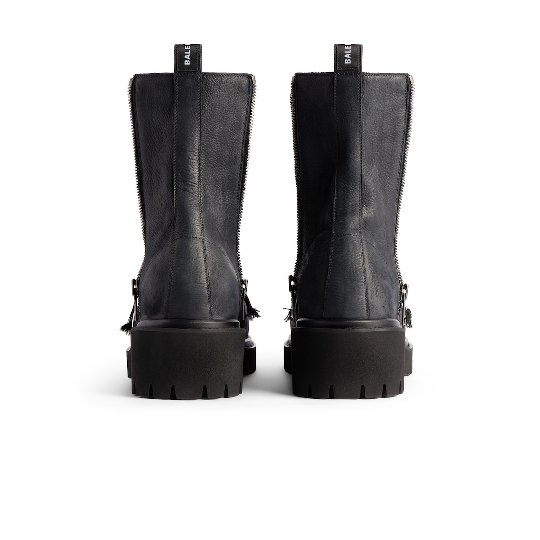 Men's Stomper Zipped Bootie in Black - 5