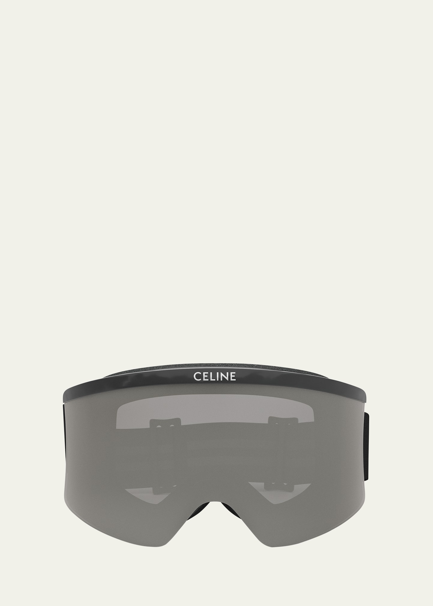 Monochrome Logo-Print Ski Goggles - 1