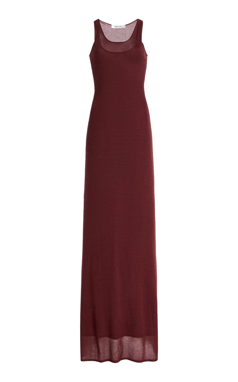 Exclusive Fynn Knit Maxi Dress red 1