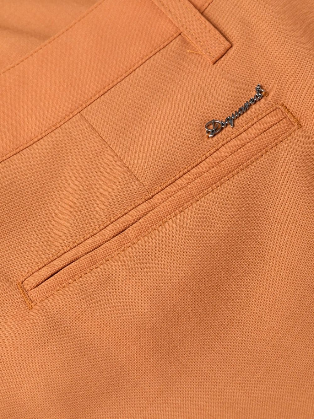 slim-cut tailored trousers - 5