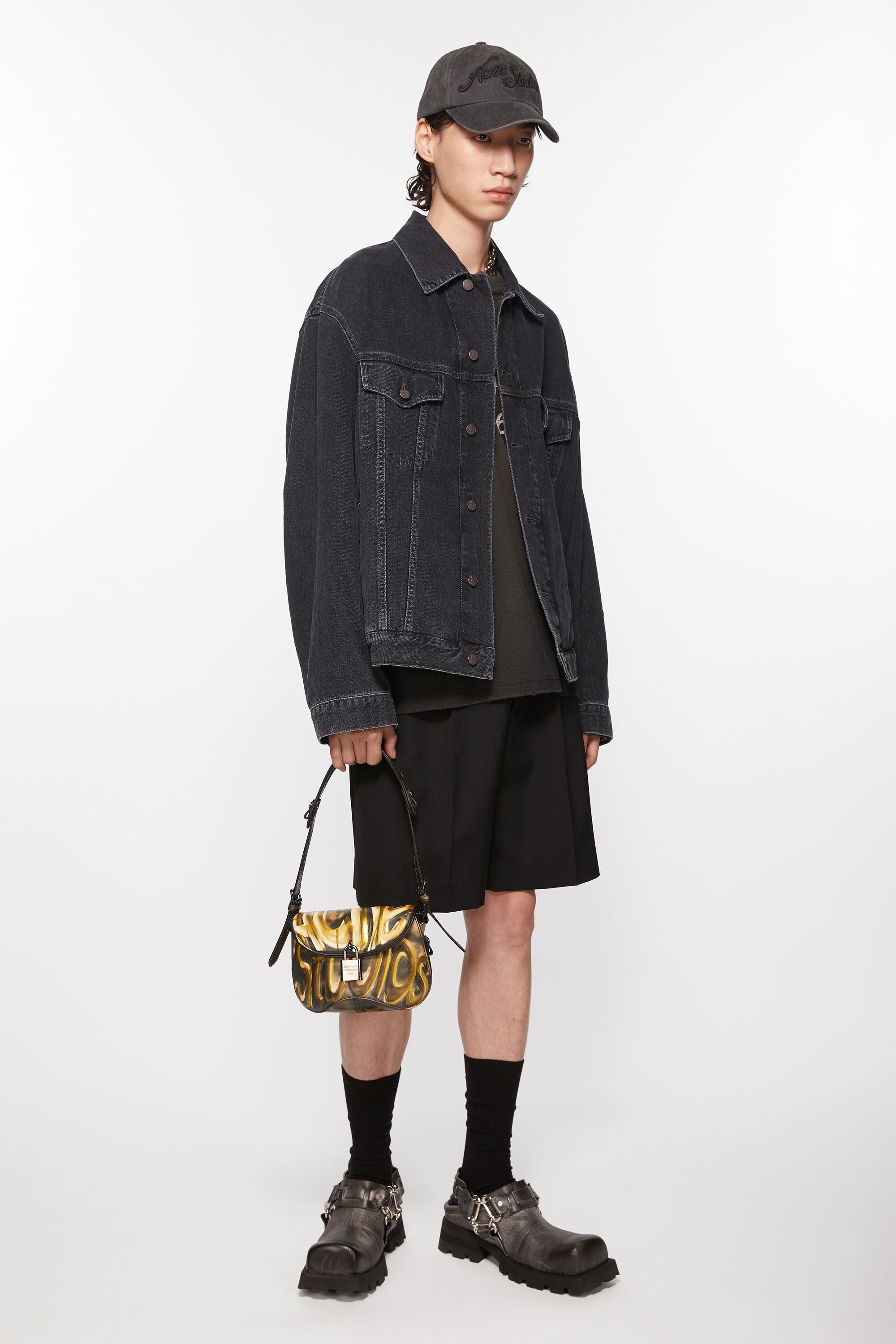 Denim jacket - Relaxed fit - Black - 5