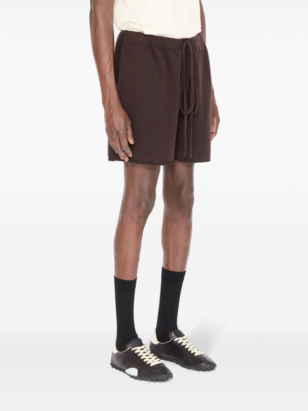 four-stitch logo track shorts - 3
