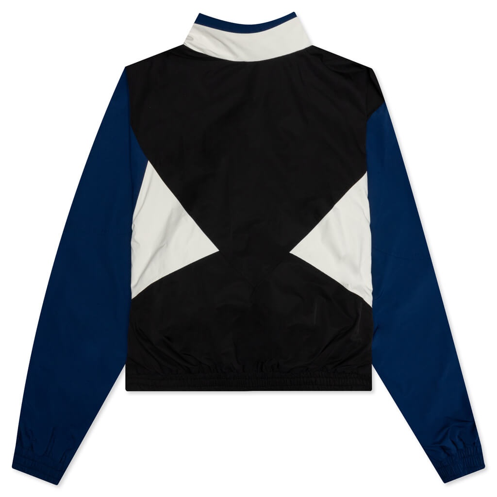 RHUDE COLOR BLOCKED TRACK JACKET - BLACK/SLATE - 2