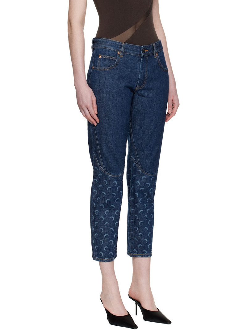 Blue Slim Fit Denim Jeans 2