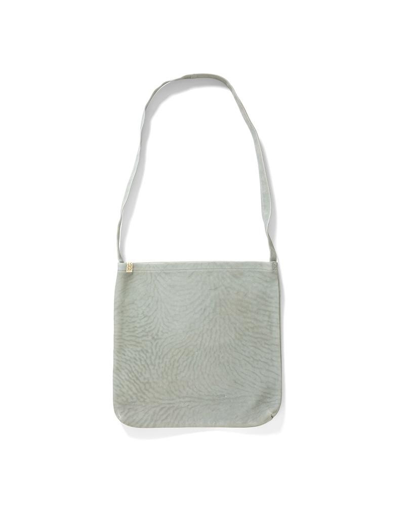 LEATHER RECORD BAG DMGD SAND 1