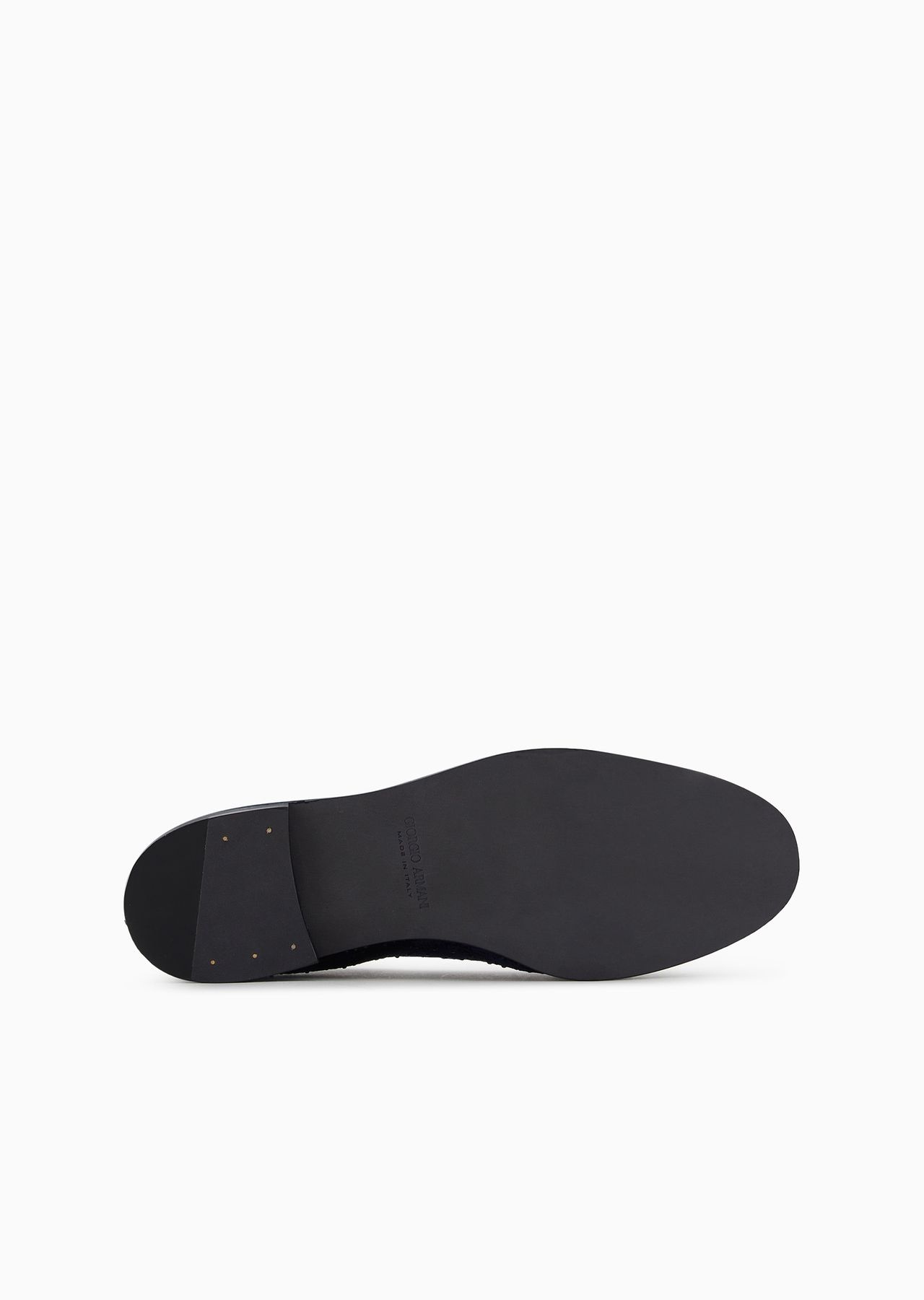 Giorgio’s loafers in velvet and rhinestones - 6