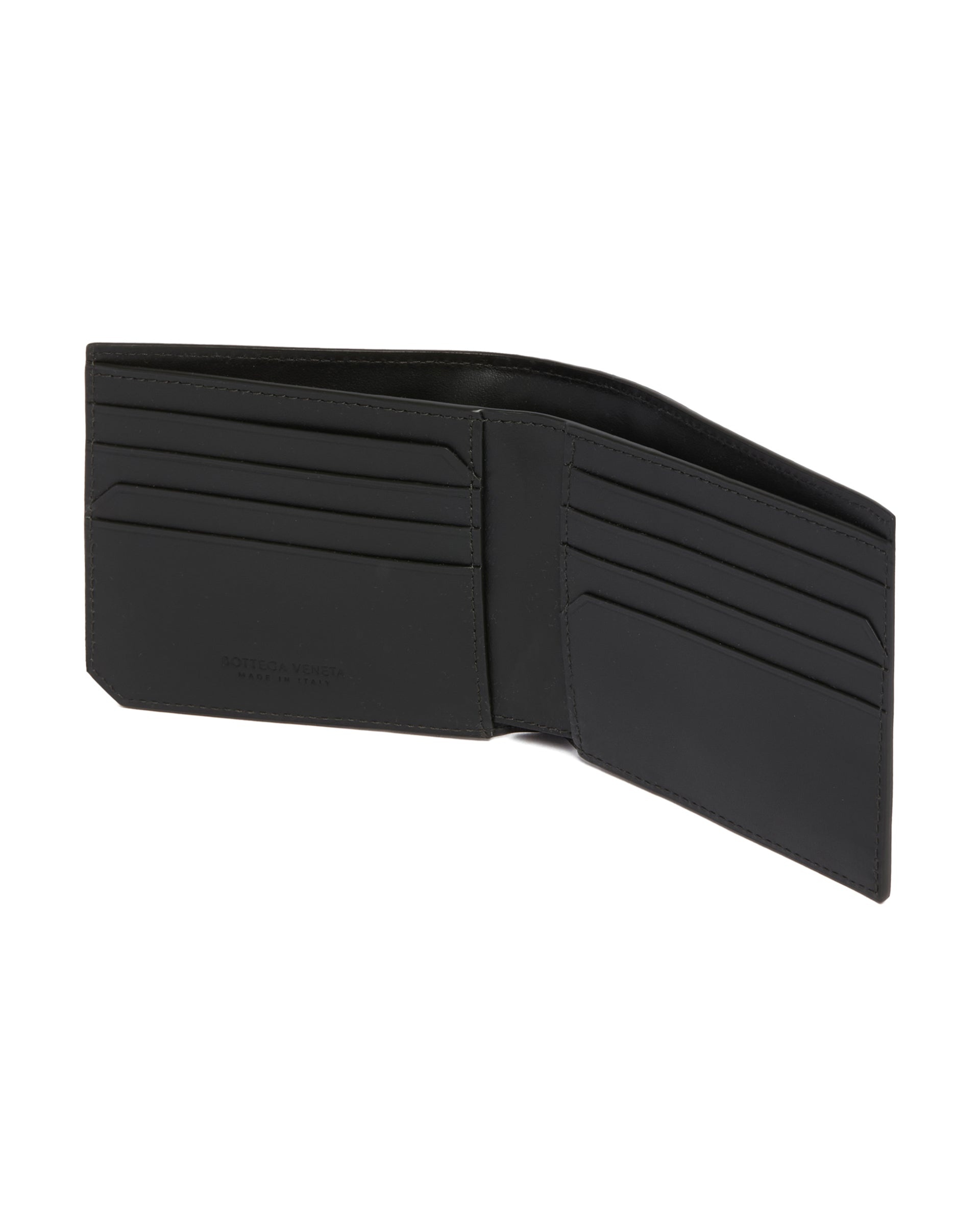 Green Small Intrecciato Wallet - 3