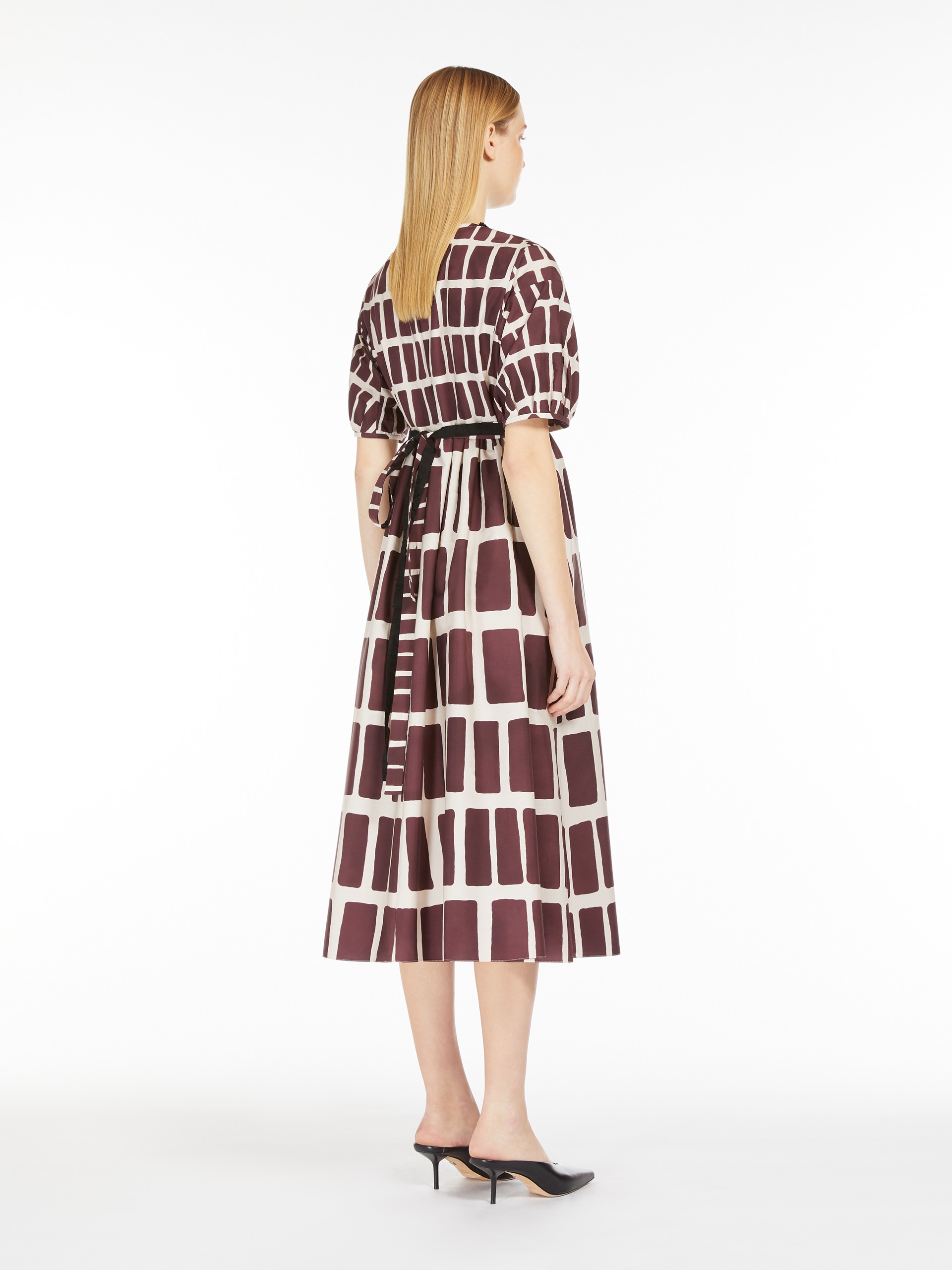 NERINA Midi dress in printed poplin - 4