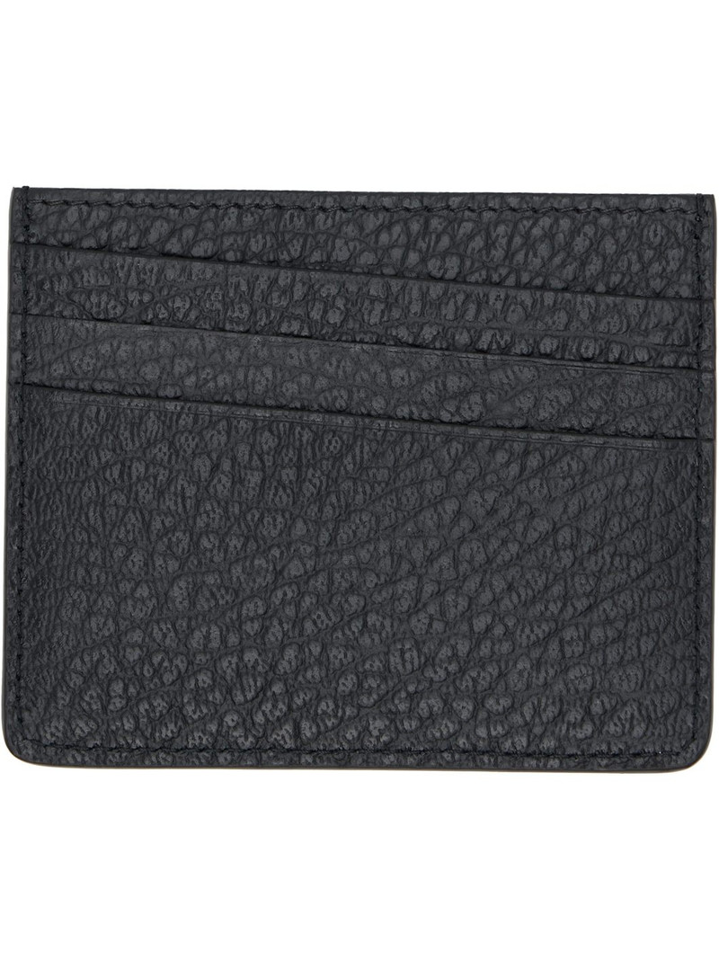 Maison Margiela Black Four Stitches Card Holder outlook