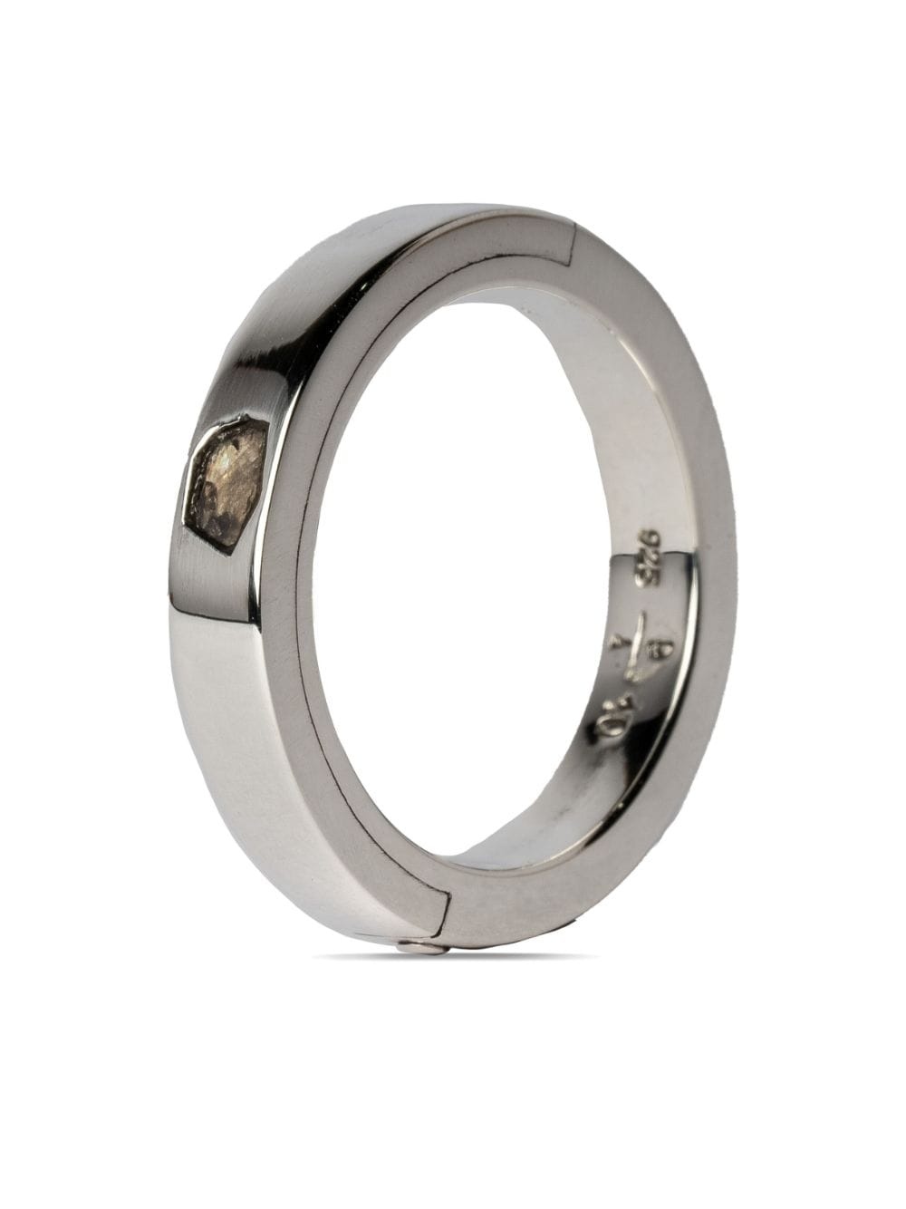 Sistema sterling-silver diamond ring - 2