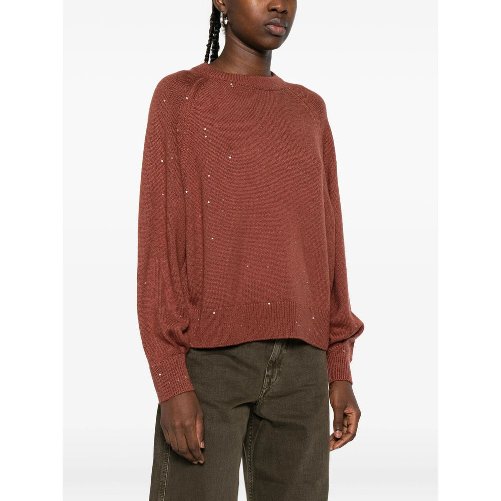 Brunello Cucinelli Brown Knitwear - Jumpers Women - 2